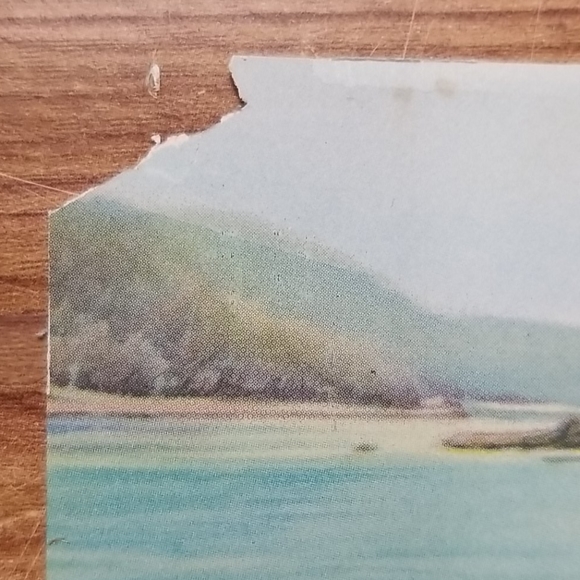 VTG Reverse Glass Painting With Background Print - Picture 7 of 9